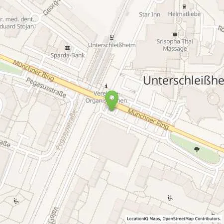 Standortübersicht der Tankstelle Stadt Unterschleißheim in 85716 Unterschleißheim