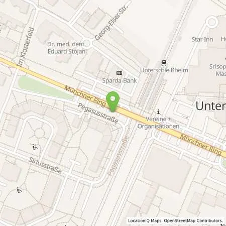 Standortübersicht der Tankstelle Stadt Unterschleißheim in 85716 Unterschleißheim