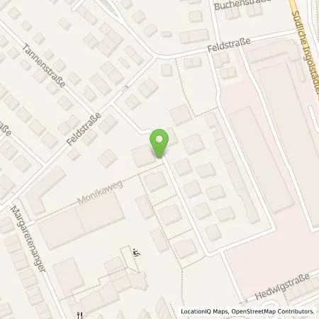 Standortübersicht der Tankstelle Stadt Unterschleißheim in 85716 Unterschleißheim