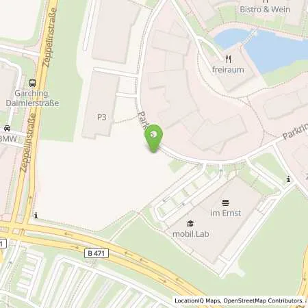 Standortübersicht der Tankstelle in-tech GmbH in 85748 Garching b. München