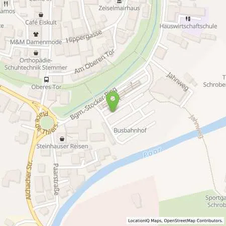 Standortübersicht der Tankstelle Stadt Schrobenhausen in 86529 Schrobenhausen