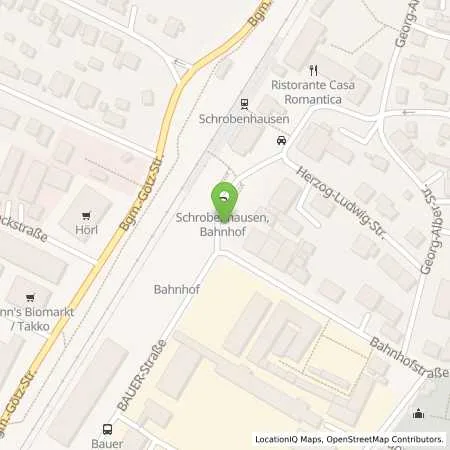 Standortübersicht der Tankstelle Stadt Schrobenhausen in 86529 Schrobenhausen