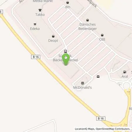 Standortübersicht der Tankstelle ALDI SÜD in 86633 Neuburg an der Donau