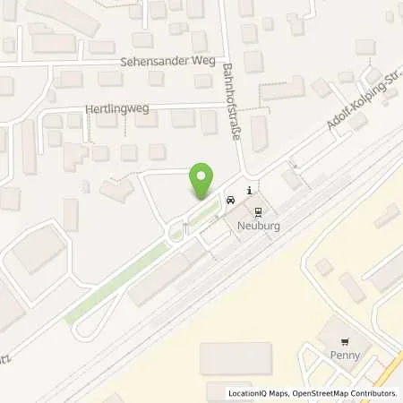 Standortübersicht der Tankstelle Stadtwerke Neuburg an der Donau in 86633 Neuburg an der Donau