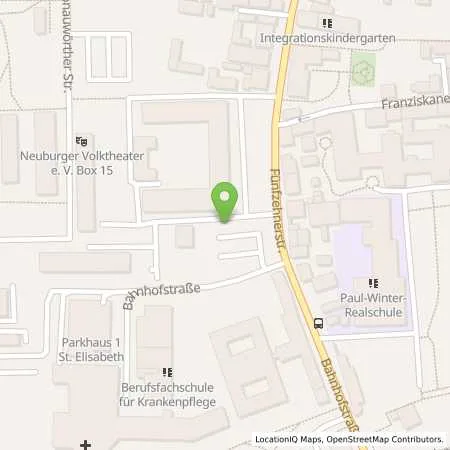 Standortübersicht der Tankstelle Stadtwerke Neuburg an der Donau in 86633 Neuburg an der Donau