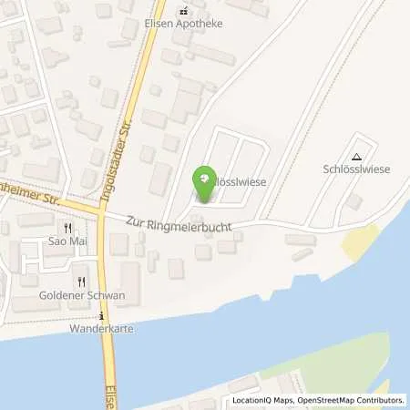 Standortübersicht der Tankstelle Stadtwerke Neuburg an der Donau in 86633 Neuburg an der Donau