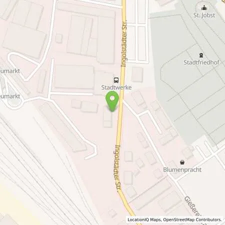 Standortübersicht der Tankstelle Stadtwerke Neumarkt i. d. OPf. in 92318 Neumarkt