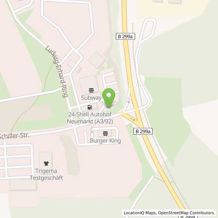Standortübersicht der Strom (Elektro) Tankstelle: Allego GmbH in 92348, Berg / Neumarkt