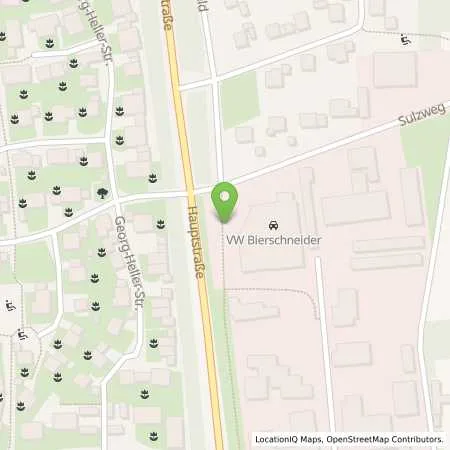 Standortübersicht der Tankstelle Auto Bierschneider GmbH in 92360 Mühlhausen