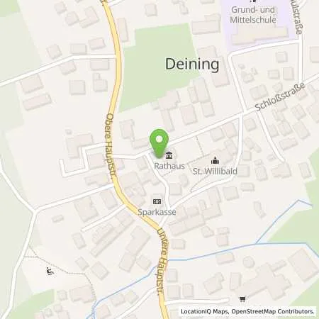 Standortübersicht der Tankstelle N-ERGIE Aktiengesellschaft in 92364 Deining