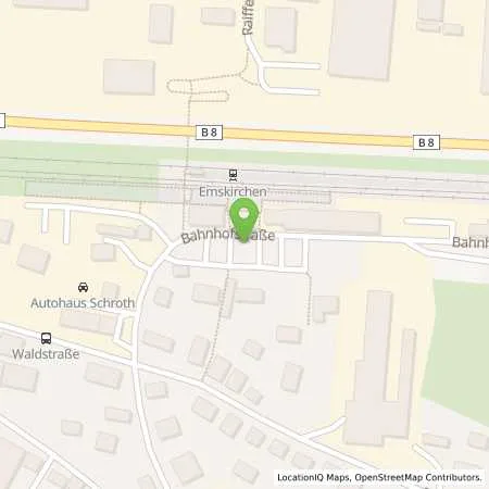 Standortübersicht der Tankstelle N-ERGIE Aktiengesellschaft in 91448 Emskirchen