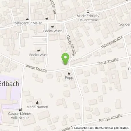 Standortübersicht der Tankstelle N-ERGIE Aktiengesellschaft in 91459 Erlbach