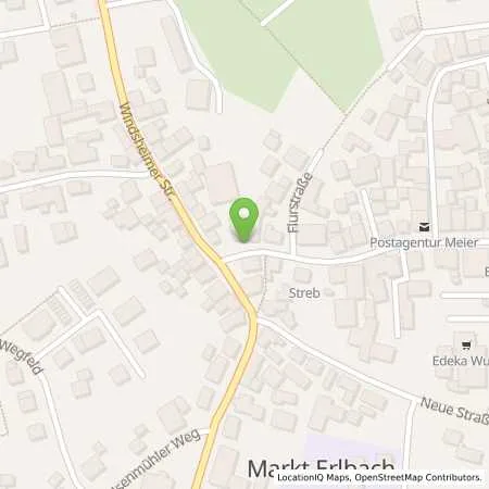 Standortübersicht der Tankstelle N-ERGIE Aktiengesellschaft in 91459 Markt Erlbach