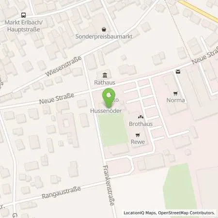 Standortübersicht der Tankstelle RegioGrünStrom GmbH & Co. KG in 91459 Markt Erlbach