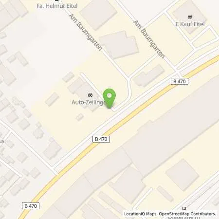 Standortübersicht der Tankstelle Auto-Zeilinger GmbH in 91463 Dietersheim