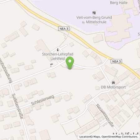 Standortübersicht der Strom (Elektro) Tankstelle: N-ERGIE Aktiengesellschaft in 91468, Uehlfeld