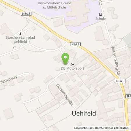 Standortübersicht der Tankstelle N-ERGIE Aktiengesellschaft in 91486 Uehlfeld