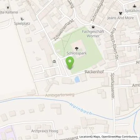 Standortübersicht der Tankstelle Stadtwerke Uffenheim in 97215 Uffenheim