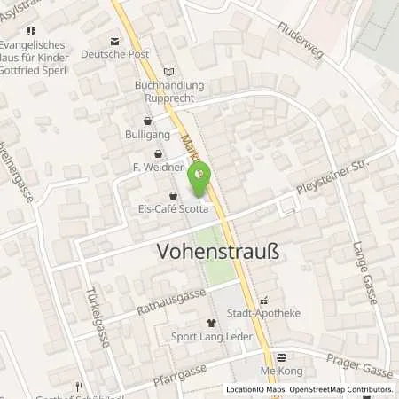 Standortübersicht der Tankstelle Charge-ON in 92648 Vohenstrauß