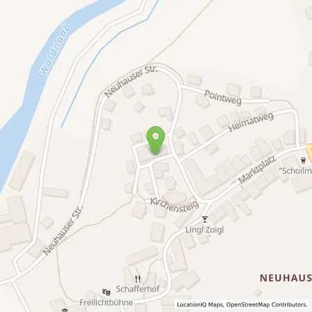 Standortübersicht der Tankstelle N-ERGIE Aktiengesellschaft in 92670 Winischeschenbach (Neuhaus)