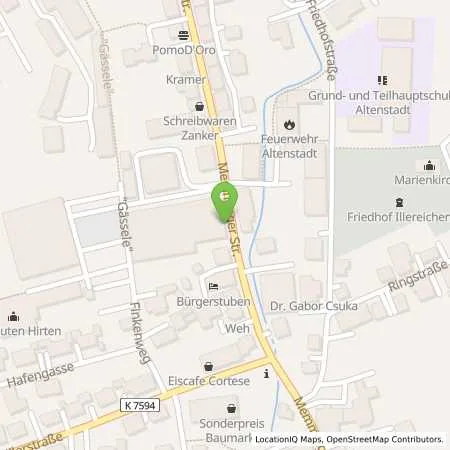 Standortübersicht der Tankstelle Lechwerke AG in 86972 Altenstadt