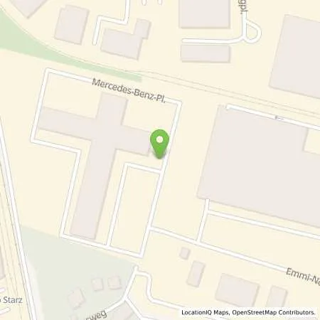 Standortübersicht der Tankstelle Mercedes- Benz AG - Niederlassung Ulm/Schwäbisch Gmünd in 89231 Neu-Ulm