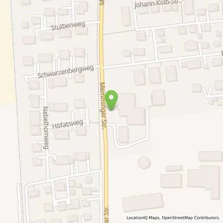 Standortübersicht der Tankstelle Mer Germany GmbH in 89257 Illertissen