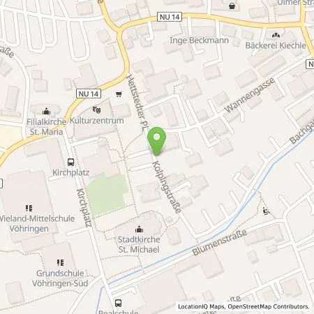 Standortübersicht der Tankstelle SWU Energie GmbH in 89269 Vöhringen