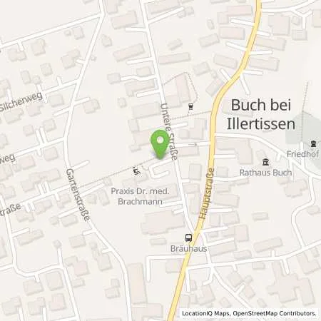 Standortübersicht der Tankstelle Lechwerke AG in 89290 Buch