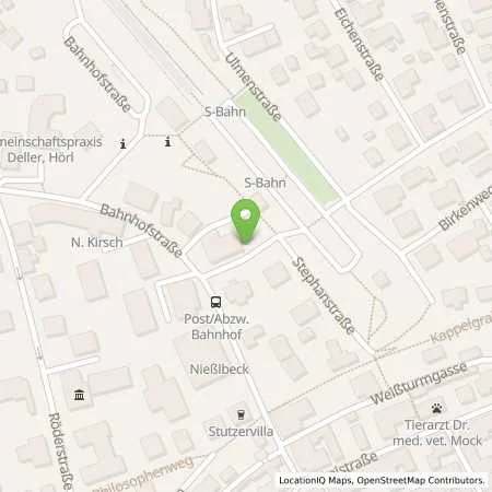 Standortübersicht der Tankstelle Stadtwerke Altdorf GmbH in 90518 Altdorf