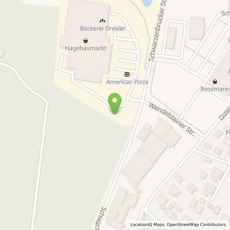 Standortübersicht der Tankstelle EnBW mobility+ AG und Co.KG in 90537 Feucht