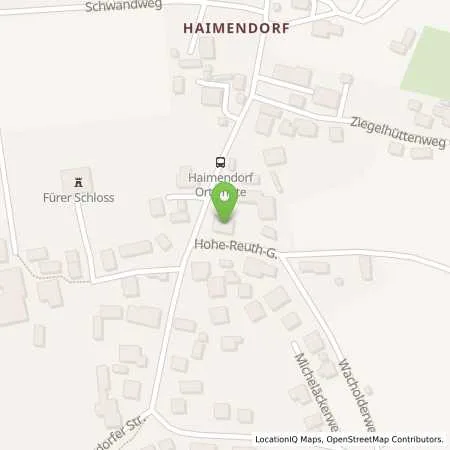 Standortübersicht der Tankstelle N-ERGIE Aktiengesellschaft in 90552 Röthenbach an der Pegnitz (Haimendorf)