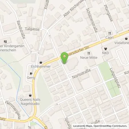 Standortübersicht der Tankstelle Stadtwerke Röthenbach a. d. Pegnitz GmbH in 90552 Röthenbach a.d. Pegnitz