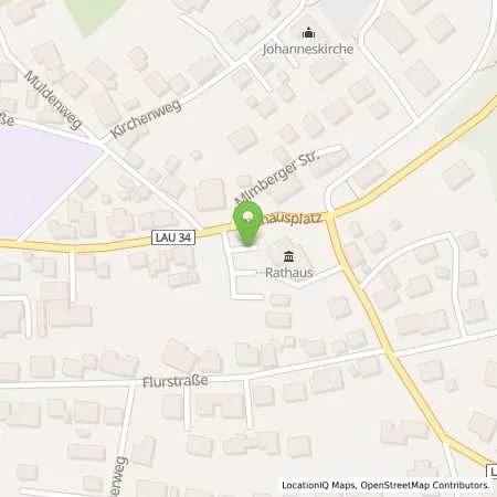 Standortübersicht der Tankstelle N-ERGIE Aktiengesellschaft in 90559 Burgthann