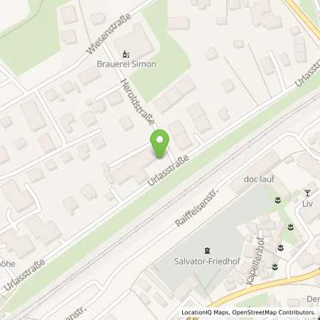 Standortübersicht der Tankstelle StWL Städtische Werke Lauf a.d. Pegnitz GmbH in 91207 Lauf an der Pegnitz