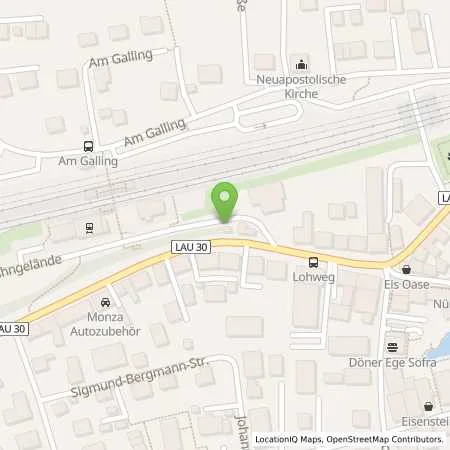 Standortübersicht der Tankstelle HEWA GmbH in 91217 Hersbruck