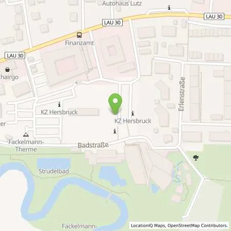 Standortübersicht der Tankstelle HEWA GmbH in 91217 Hersbruck