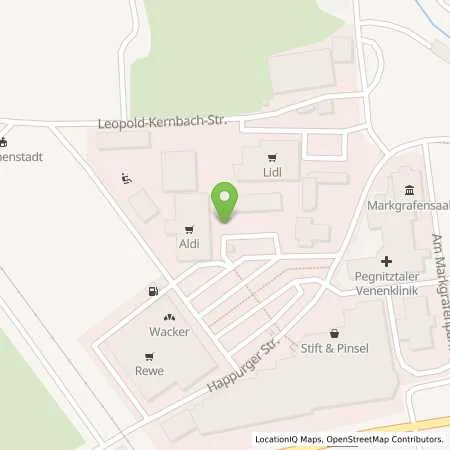 Standortübersicht der Tankstelle ALDI SÜD in 91224 Pommelsbrunn