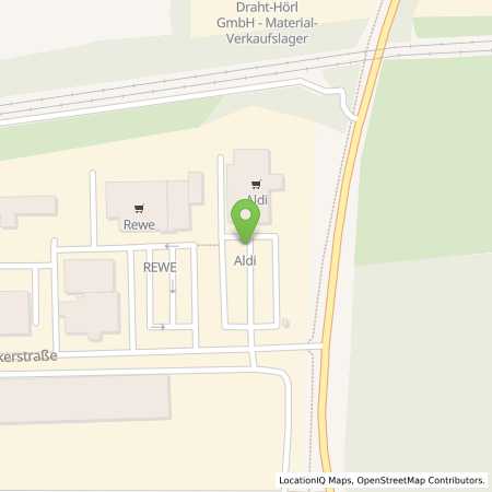 Standortübersicht der Strom (Elektro) Tankstelle: ALDI SÜD in 91233, Neunkirchen am Sand