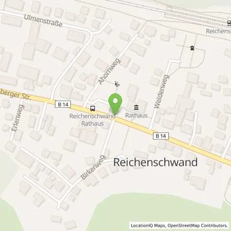 Standortübersicht der Tankstelle N-ERGIE Aktiengesellschaft in 91244 Reichenschwand