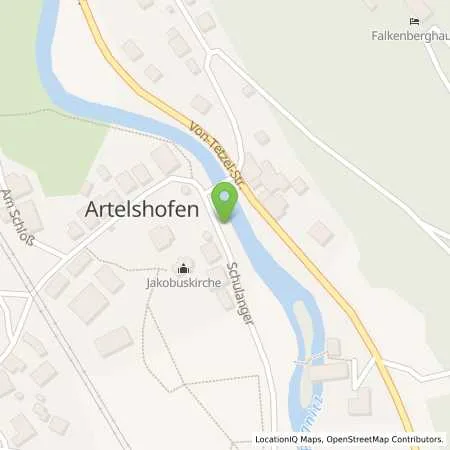 Standortübersicht der Tankstelle N-ERGIE Aktiengesellschaft in 91247 Vorra (Artelshofen)