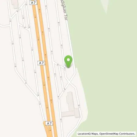 Standortübersicht der Tankstelle EnBW mobility+ AG und Co.KG in 87463 Dietmannsried