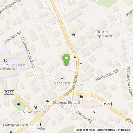 Standortübersicht der Tankstelle Markt Buchenberg in 87474 Buchenberg