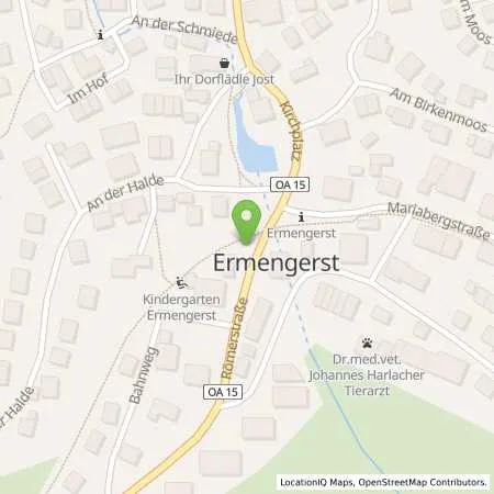 Standortübersicht der Tankstelle Allgäuer Überlandwerk GmbH in 87487 Ermengerst