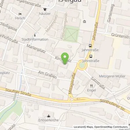 Standortübersicht der Tankstelle Allgäuer Überlandwerk GmbH in 87509 Immenstadt