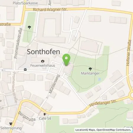 Standortübersicht der Tankstelle Allgäuer Kraftwerke GmbH in 87527 Sonthofen