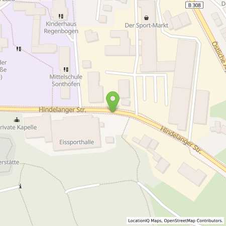 Standortübersicht der Strom (Elektro) Tankstelle: Allgäuer Kraftwerke GmbH in 87527, Sonthofen