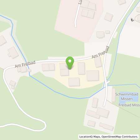 Standortübersicht der Strom (Elektro) Tankstelle: Ökobau natur & design Einzelfirma in 87547, Missen-Wilhams