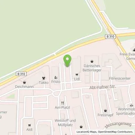 Standortübersicht der Tankstelle Lidl Dienstleistung GmbH & Co. KG in 83022 Füssen