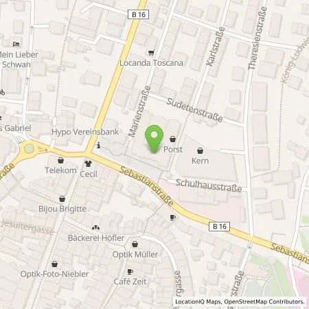 Standortübersicht der Tankstelle APCOA PARKING Deutschland GmbH in 87629 Füssen